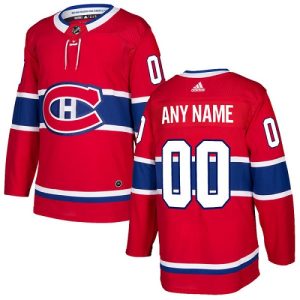 NHL Montreal Canadiens Trikot Benutzerdefinierte Heim Rot Authentic